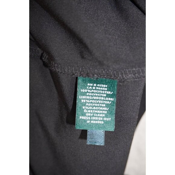 Lauren Ralph Lauren Black Lace Overlay Dress – Size 14 - Picture 4 of 10